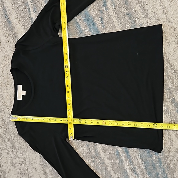 Micheal Kors Woman's Bell Sleeve Black Blouse. Sz: M EUC - Picture 6 of 7